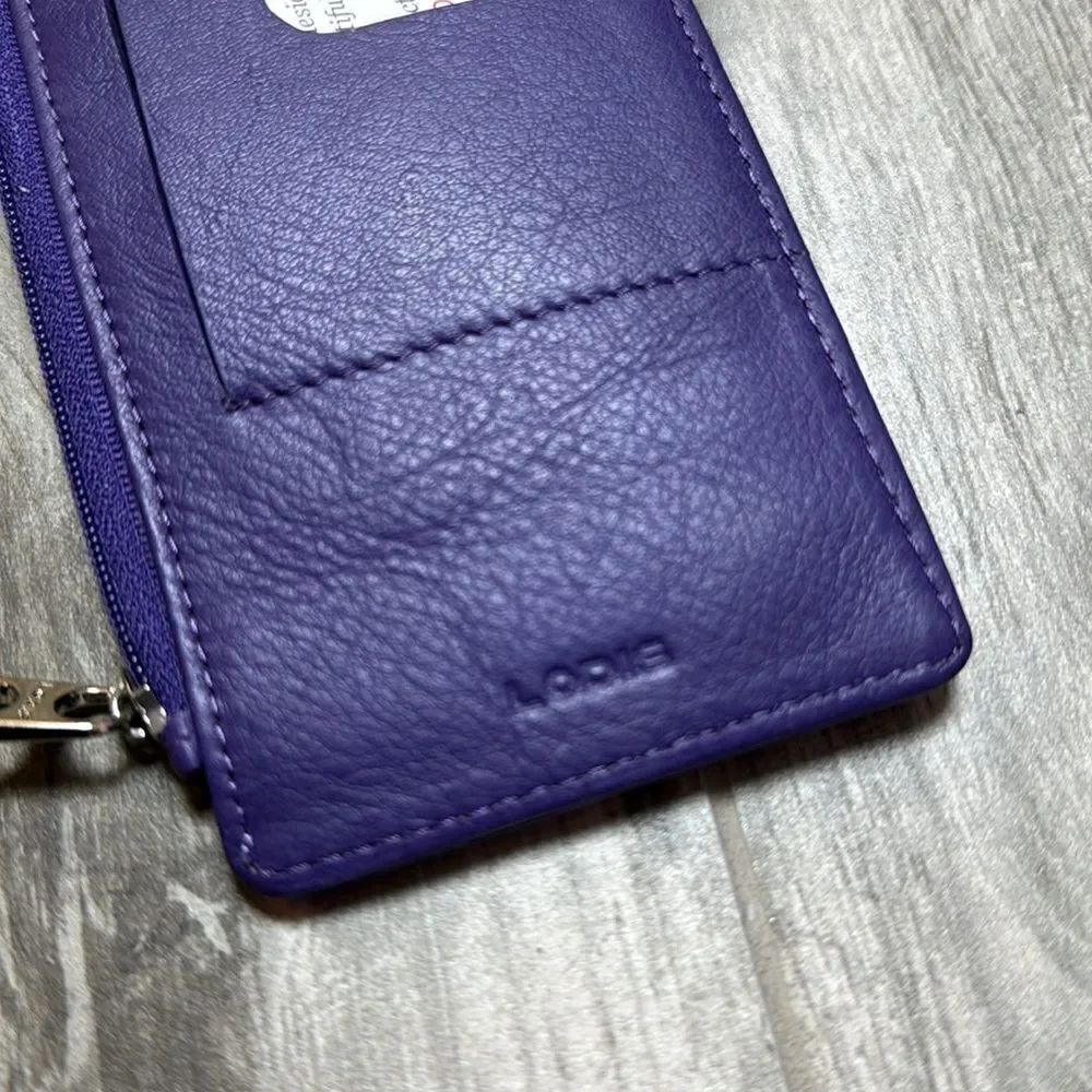 Lodis Womens Be Organize Julia Long Stacker ID & Card Wallet Purple - Picture 8 of 9